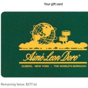 Aime Leon Dore Gift Card $277.64 value